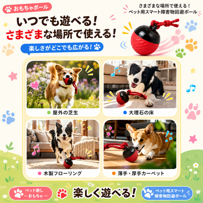 スマートローリングペットボール 夢中で遊ぶ！
